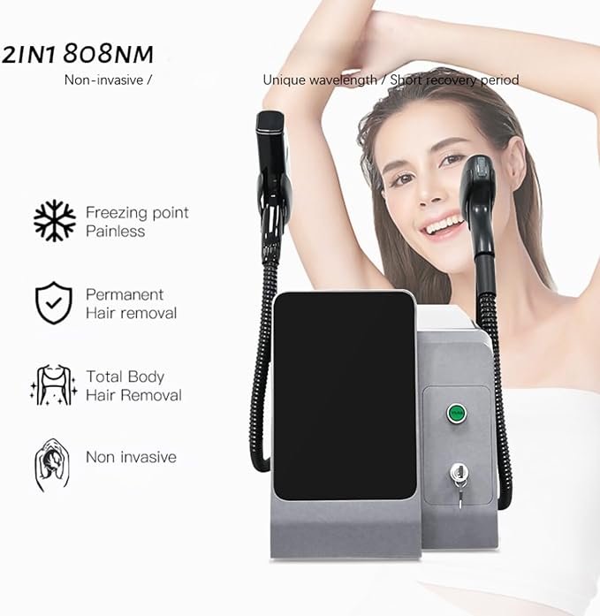 2-in-1 Portable Home Beauty Device, Professional Hair Removal and Comfortable Beauty Machine