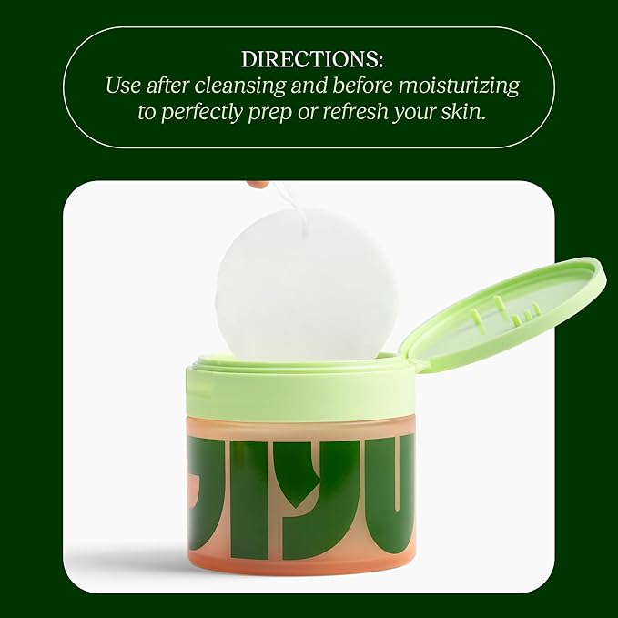 Toning Polish Pads - Korean Skincare for Dark Spots, Wrinkles & Dull Skin - Hydrating Facial Treatment with Snail Mucin, Niacinamide, Peptides & Centella - 100 Count