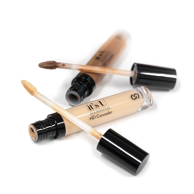 Sistar it's U Skin Perfecting HD Concealer Full Coverage Lightweight Long Lasting Correcting Liquid Contour Cover Masker Makeup 5 ml / 0.17 fl. oz (Deep Espresso)