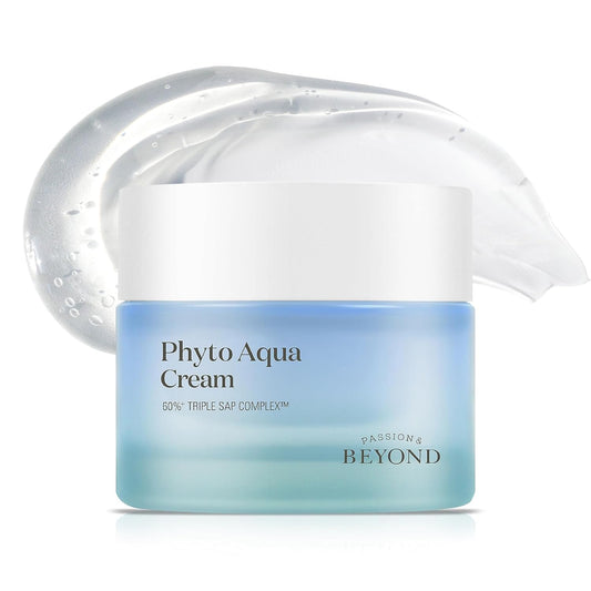 BEYOND Phyto Aqua Moisture Cream (Face Cream, 1.7fl oz) – Vegan Korean Skin Care for 100-Hour Hydration & Skin Barrier by LG Beauty