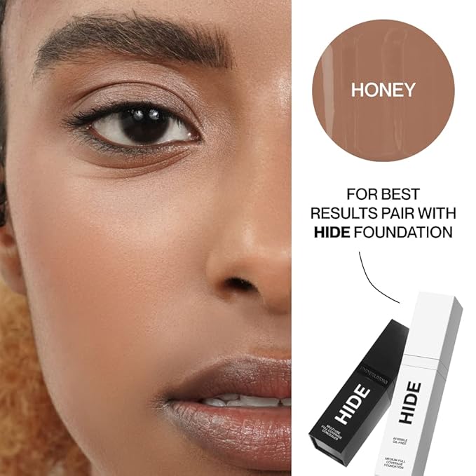 HIDE Liquid Concealer, 0.5 fl. oz. - Honey, Unisex Skin Foundation Concealer