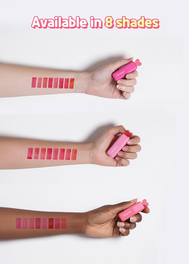 COLORGRAM Juicy Blur Tint 05 Happy Cherry Smile | Daily Semi-Matte, Semi-Glossy, Long-Lasting Lip Stain, Moisturizing, Buildable & Blendable, highly Pigmented (0.12 Fl. Oz.)