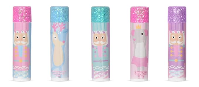 iscream Nutcracker Sweet 5-piece Scented Holiday Lip Balm Set