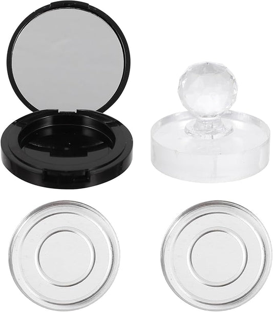 FRCOLOR 1 Set Portion Tray Loose Powder Compact Case Makeup Pallete Blush Storage Case Blush Container Reusable Blush Case Diy Empty Makeup Lipstick Container Blank Abs Sample Travel