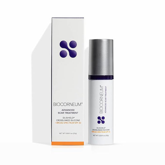 Advanced Scar Treatment with Silishield® & SPF 30 20g - Made in the USA, Fast-Drying, Water-Resistant Silicone Scar Gel - Surgeon Recommended for New & Old Scars - Suitable for Children Over 6 Months