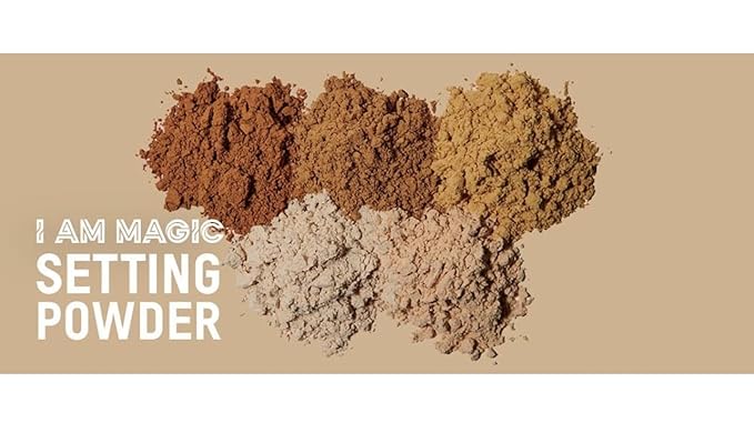 Juvia's Place I Am Magic Loose Setting Powder Kalahari - Flawless Finishing Powder, Compact Face Powder, Shine-Control Powder Makeup, Powder Foundation, Setting Powder Makeup, Loose Powder Makeup