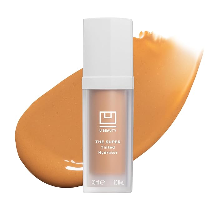 U Beauty The Super Tinted Hydrator Hyaluronic Acid Moisturizing Cream - Mega-Dose Skin Hydrator for Supple, Smooth, and Softer-Looking Skin For Up To 48 Hours - Shade 8-1.0 oz