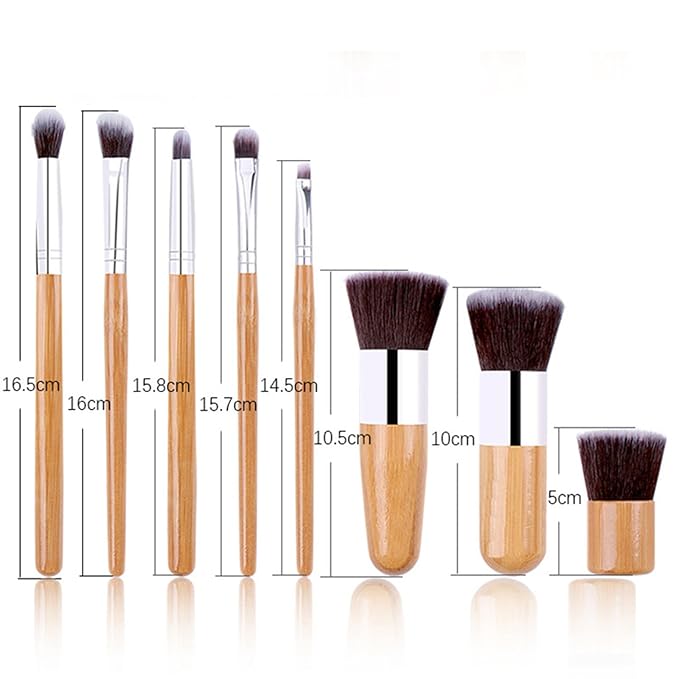 Foundation Concealer Palette with Makeup Sponges & Applicator, 11 Pcs Foundation Powder Concealers Eye shadows Blush Makeup Brushes, 2 in 1 Compact Contouring Duo Layer Plate, Pearl White