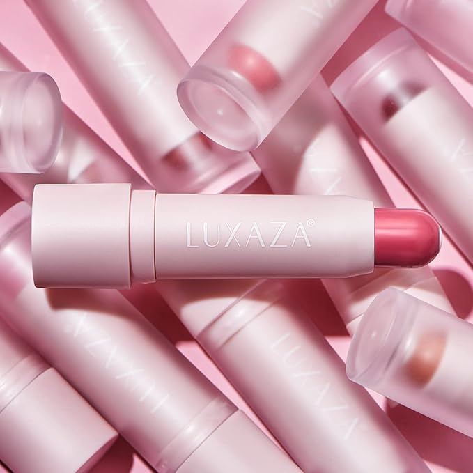 2PCS Tinted Lip Balm Chapstick with Color, Natural Semi - Gloss Finish, Hydrating/Coloring 2 in 1 Moisturizer Lip Stick for Girls & Women #04＋#05