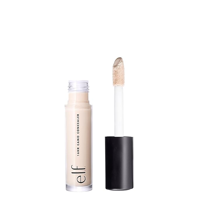 e.l.f. 16HR Camo Concealer, hoch pigmentiert, mit intensiver Deckkraft, mattes Finish, vegan & tierversuchsfrei, Fair Rose, 6ml