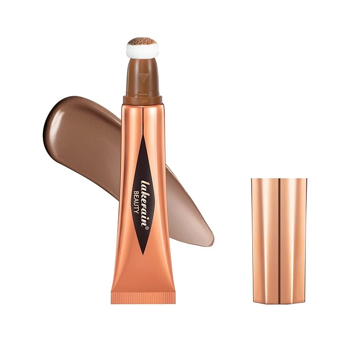 Liquid Contour Beauty Stick, Contour Stick, Bronzer Stick,Multi-Function Beauty Stick, Cream Contour With Cushion Applicator, Liquid Contour Stick, Women's Contour Makeup (05#)