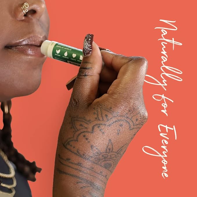 Herb’N Eden Peppermint Lip Balm Pack of 3 | Moisturizing and Soothing for Dry, Chapped Lips | 100% Natural Ingredients | Essential Oils