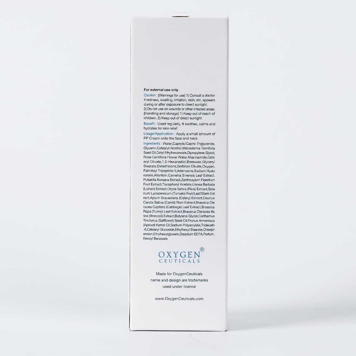 PP Cream – Recovery Cream with Palmitoyl Tripeptide-5, Niacinamide & Adenosine, Moisturizing & Skin Barrier Support for Sensitive Skin. 1.69 fl.oz (50ml)