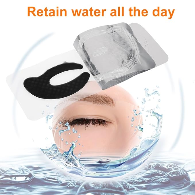 20 Pairs Eye Hyaluronic Acid Eyes Patches for Dark Circle, Puffy Eyes, Wrinkles, Eye Bags, Puffiness Bamboo Charcoal Eye Skin Care Pads Anti-aging