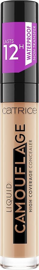 Catrice | Liquid Camouflage High Coverage Concealer | Ultra Long Lasting Concealer | Oil & Paraben Free | Cruelty Free (015 | Honey)