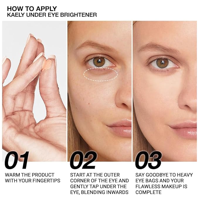 evpct under Eye Corrector Brightener Concealers for Older Women Dark Circles, under Eye Cream Pot Concealer Full Coverage Peach Color Corrector Makeup, Nourishing Waterproof, 07# Fair