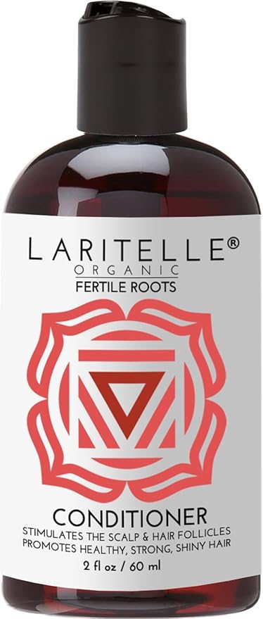 Organic Travel Size Conditioner 2 oz | Fortifying, Strengthening & Rejuvenating | Stops Hair Shedding, Promotes Hair Growth | Ayurvedic Herbs, Lavender, Ginger, Rosemary, Patchouli & Cloves