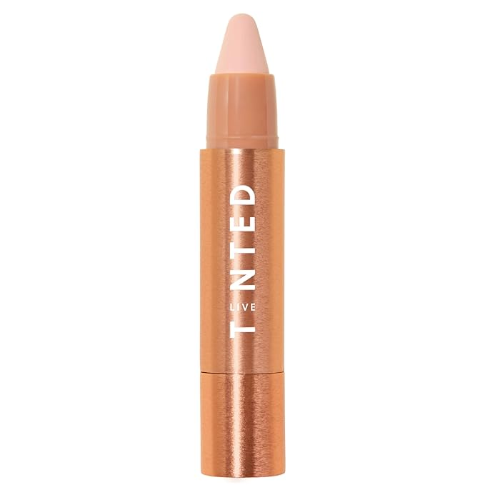 Live Tinted Huestick: All-over Color Corrector Multistick for Brighter, Balanced Skin, Works on Lips, Cheeks, And Eyes, Vitamins C+E Soothes, Heals & Nourishes Damaged Skin - Aura 3g / 0.1oz