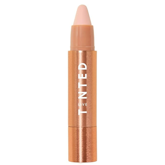 Live Tinted Huestick: All-over Color Corrector Multistick for Brighter, Balanced Skin, Works on Lips, Cheeks, And Eyes, Vitamins C+E Soothes, Heals & Nourishes Damaged Skin - Aura 3g / 0.1oz