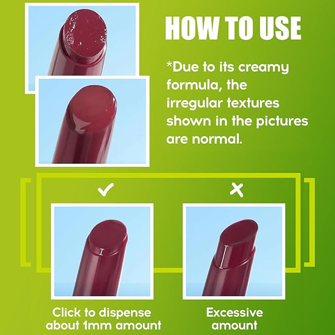 3 Colors Slick Click Lip Balm Set Hydrating Jelly Lipstick Tinted Lip Stain Lip Gloss, Moisturizing, Lightweight, Buildable, Pigmented Vegan Lip Balm, Glossy Lip Makeup for Girls (B)