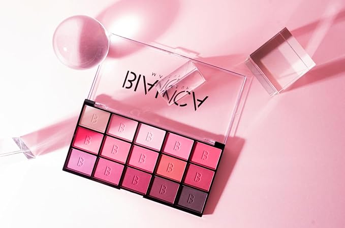 15 Colors Eyeshadow Palette | Versatile Range for Unlimited Eye Looks. (Rose)