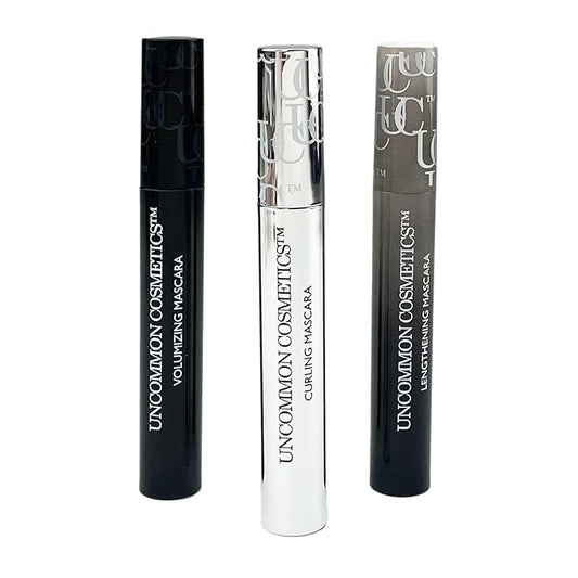 Best Of Lashes Mascara Collection Set - Smudge Proof Mascara with Volume and Length - Clump-Free, Stunning Lashes - 3 pc Gift Set