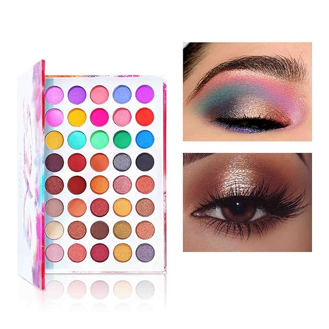 All-in-One Makeup Gift Set Carry All Makeup Kit Women Full Kit With Makeup Bag Lipgloss Lipstick Concealer Blush Foundation Face Powder Eyeshadow Palette Cosmetic Palette #3
