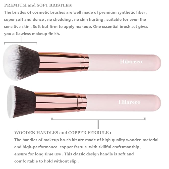 Phoera Foundation,Full Coverage Foundation,Hilareco Concealer Foundation Flawless 30ml Natural Matte Oil Control Concealer Facial Blemish for Women Girls (2 PCS 106 Warm Sun)