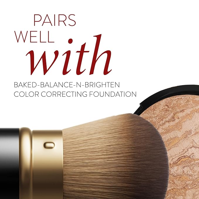 LAURA GELLER NEW YORK Retractable Airbrush Kabuki Brush for All Face Makeup & Foundation for Liquid, Cream and Powder Face Makeup With Aluminum Handle