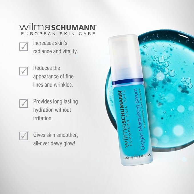 Oxygen Moisturizing Serum for Face, Hydrating Facial Serum, 1 oz