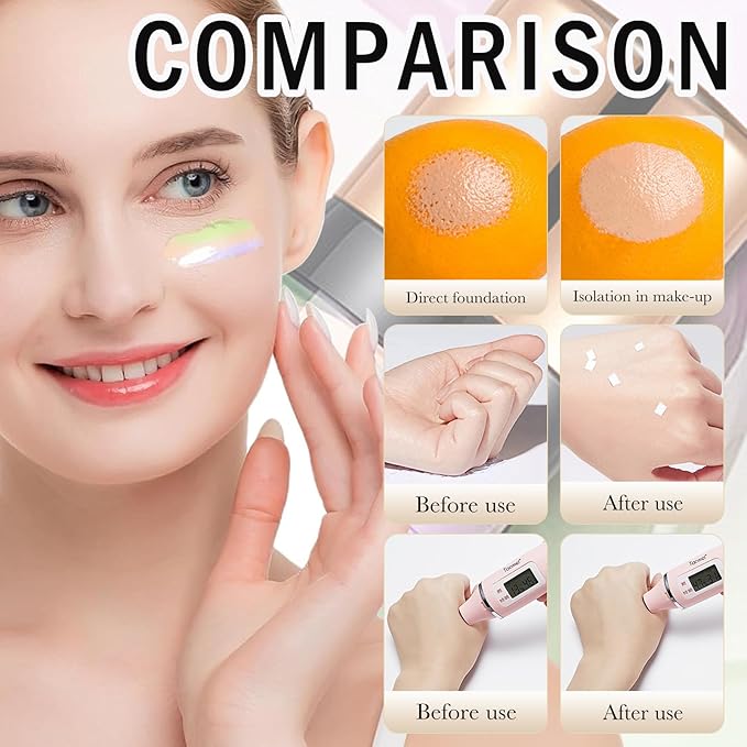 Primer for Face Before Makeup,One Step Color Corector Primer,SPF 50 PA+ 3 In 1 Sunscreen Isolation Cream,Color Correcting Facial Serum Oil Control & Moisturizing Skin Tone,Tinted Moisturizer with Spf
