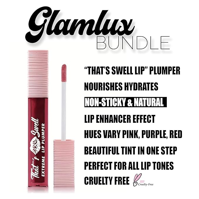 Beauty Bundle All In One Makeup Kit For Women, Teens, Girls, Full Size Makeup Essentials Makeup Remover, Make It Last Setting Spray, Brow Wax Lamination Pencil, Plumping Lipglosses