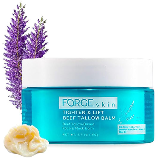 Original Tighten and Lift Cream Beef Tallow for Skin Women |Grass Fed Beef Tallow and Honey Balm for Face | Under Eye Firming Cream Tightening Lifting Sagging Skin Beef Tallow Moisturizer