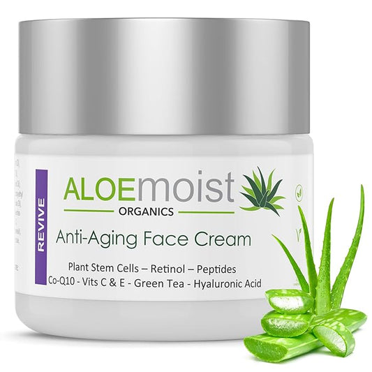 Advanced Retinol Cream for Face | Revive Anti Aging Face Cream for Women & Men - Topical Retinoid Wrinkle Repair Day or Night Moisturizer – Organic Retinol Facial Moisturizer for Aging Skin Care