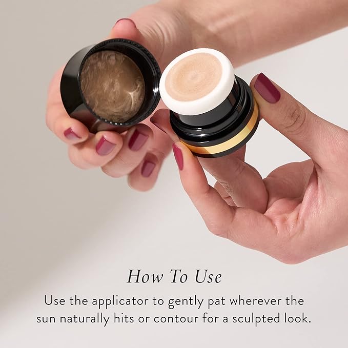 LAURA GELLER NEW YORK Award-Winning Baked Balance-n-Brighten To Go Travel Size Color Correcting Powder Foundation - Deep - Buildable Light to Medium Coverage - Demi-Matte Natural