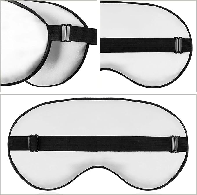 Custom Personalized Sleep Eye Mask Add Any Photo Text Logo Design Your Own Soft Blindfold Eyemask Blackout Eye Cover for Men Women Home Travel Offices, Yellow, 8.1"x4.1"