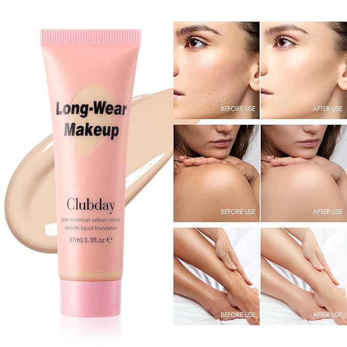 Liquid Foundation Full coverage Long-Lasting Buildable Weighless Foundation Cream Active Wear Color Stay Makeup-02