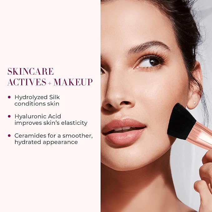 LUMINESS Airbrush Veil Tinted Moisturizer, Warm 070 - Lightweight, Hydrating, & Skin-Plumping Face Moisturizer Spray - Facial Skin Tint with Hyaluronic Acid, Ceramides, Glycerin, & Hydrolyzed Silk