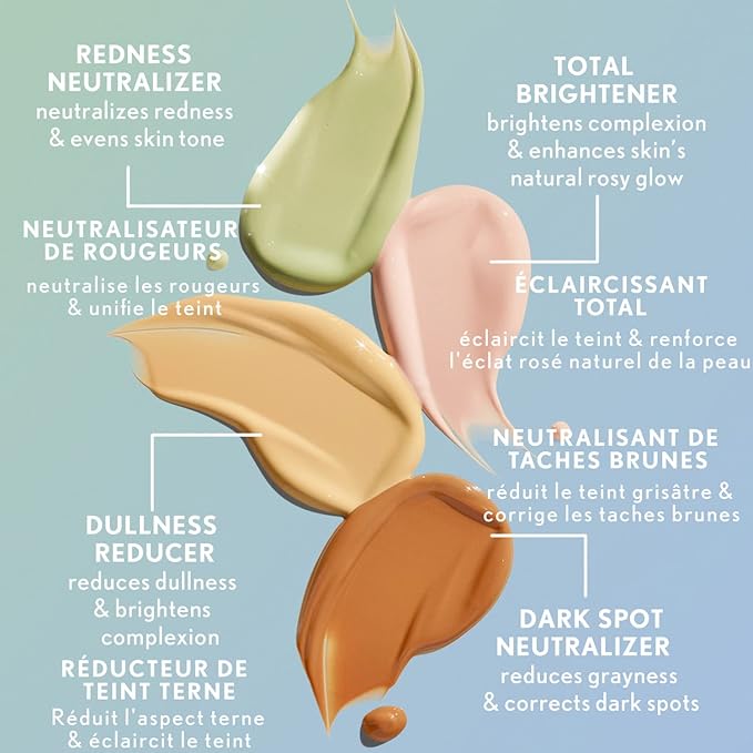 COVERGIRL Clean Fresh Color Correcting Serum + Moisturizer + Primer – Moisturizer, Face Primer, Covergirl Skincare, Vegan Formula – Light, 30ml (1.0 fl oz)