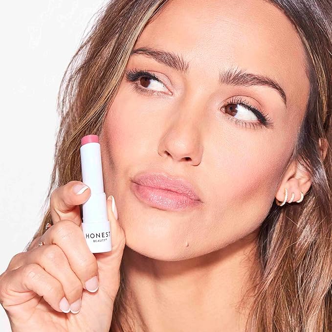 Honest Beauty Tinted Lip Balm 2-Pack | Antioxidant-rich Acai Extracts + Avocado Oil | EWG Certified, Vegan, Cruelty Free