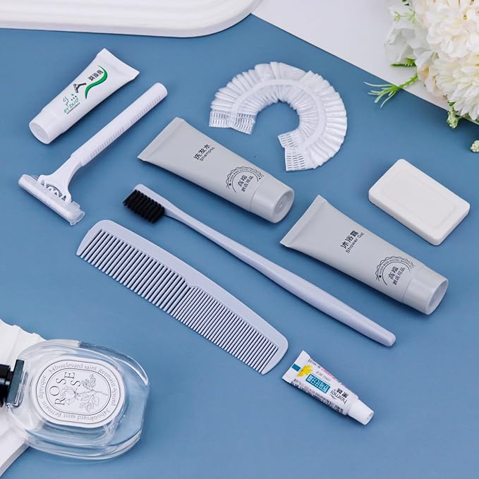 Hygiene Kit, Hygiene Kit Bulk, Individually Packed,The Travel Hygiene Kit Is Fully Equipped, Convenient For Personal Washing, Convenience Kits Suitable For Hotel, Home, Camping, Travel ( Pack-12)