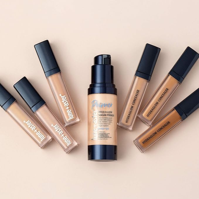 Lune+Aster HydraGlow Concealer - Medium/Deep - This medium to full coverage, skin-nourishing concealer hides dark undereye circles, blemishes, redness and other imperfections.