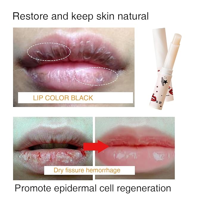 Moisture Lip Balm Lip Cream Hydrate Smooth Shea Butter Extract for Removing Dark Lip Promoting Skin Regeneration Making Lip Soft Tender & Autumn Winter Season Women Man Girl Boy Daily Lip Care