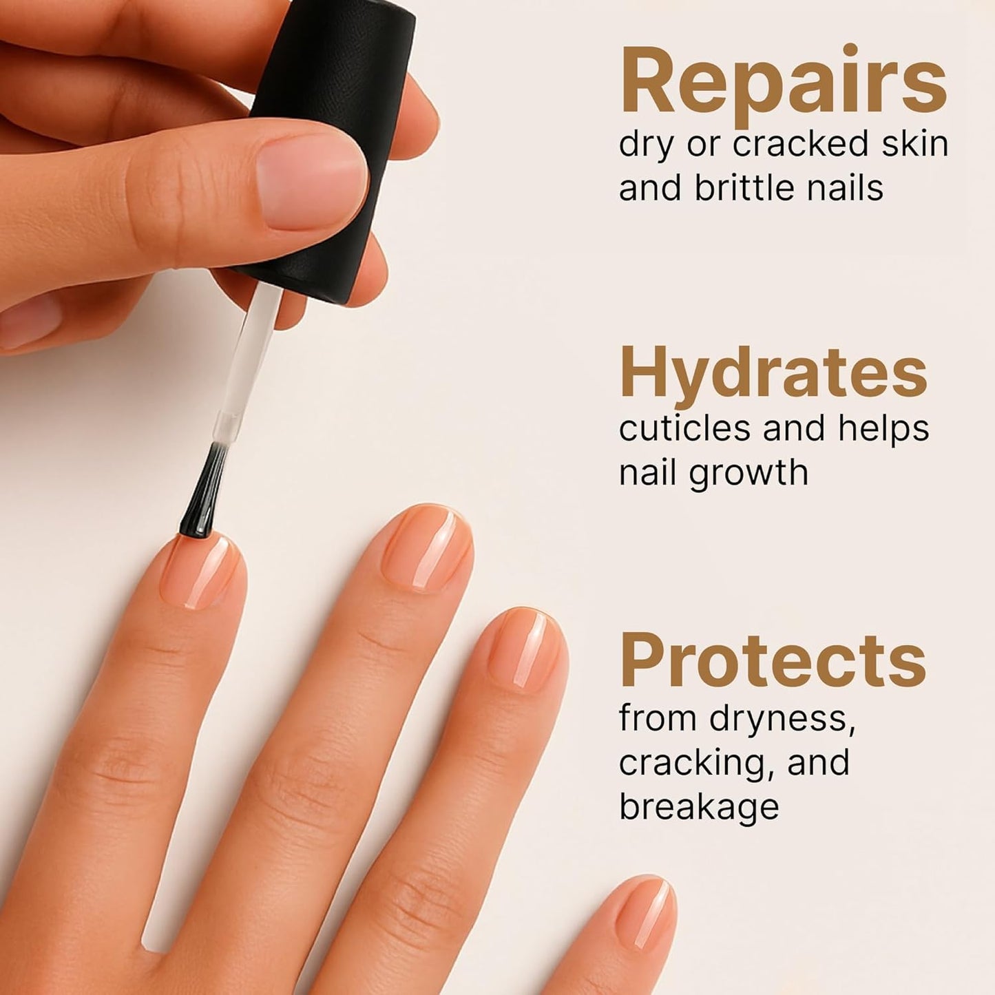 C CARE Lavender and chamomile Cuticle Oil For Nails - Repairs Cuticles Overnight - Moisturizes and Strengthens Nails and Cuticles - Dropper & Brush included - 2.5oz
