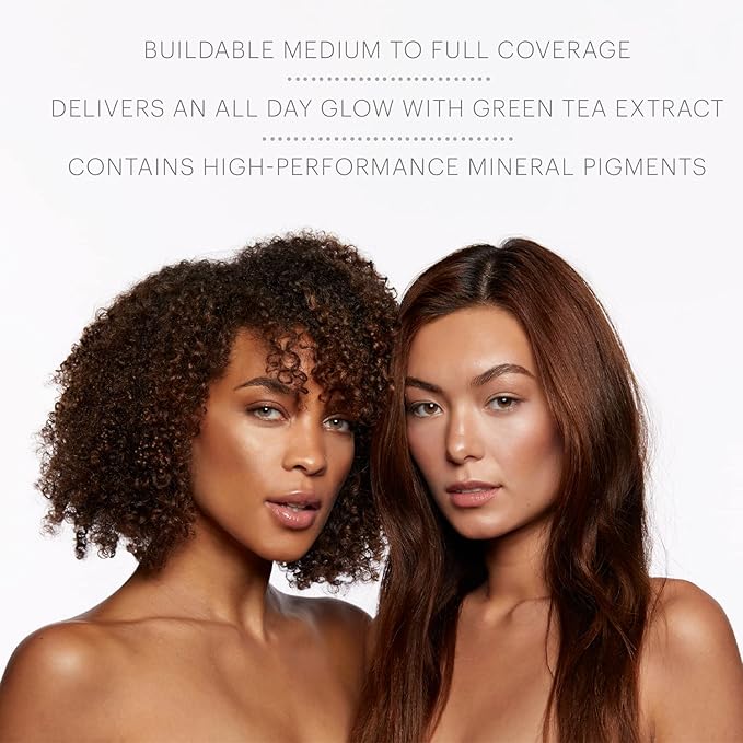 Glo Skin Beauty Satin Cream Foundation Makeup for Face, Honey - Full Coverage, Semi Matte Finish, Conceal Blemishes & Even Skin Tone