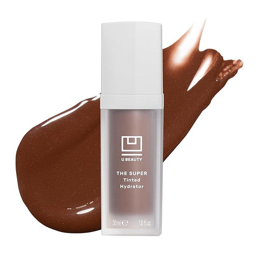 U Beauty The Super Tinted Hydrator Hyaluronic Acid Moisturizing Cream - Mega-Dose Skin Hydrator for Supple, Smooth, and Softer-Looking Skin For Up To 48 Hours - Shade 10-1.0 oz