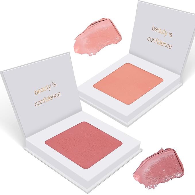Carlucce Umpteen 3-in-1 Vegan Multi-Use Cream Color Palette - Unfazed - Makeup & Skincare in One, High Pigment Formula for Lips, Cheeks & Eye Base