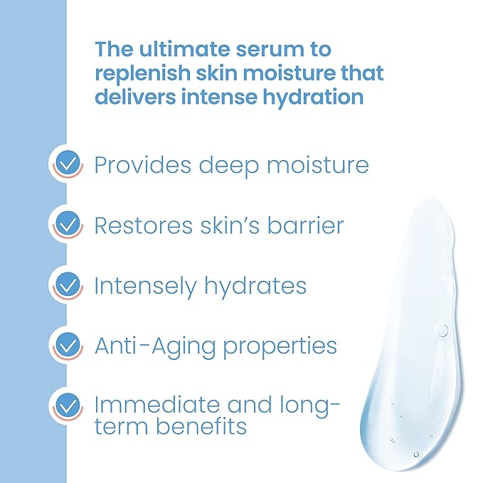 Pure Daily Care High Energy Hyaluronic Serum (4 Fl. Oz) - Hydrating Clinical Grade Hyaluronic Acid.