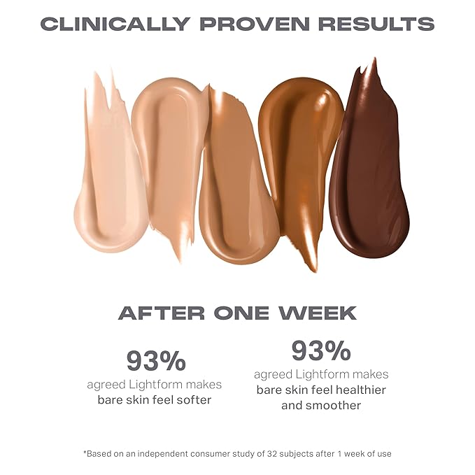 Morphe Lightform Liquid Foundation - Extended Hydration Foundation Makeup with a Lasting, Natural Radiant Finish - Long-Wearing Formula with Buildable, Medium Coverage - Tan 18W (1.01 fl oz)