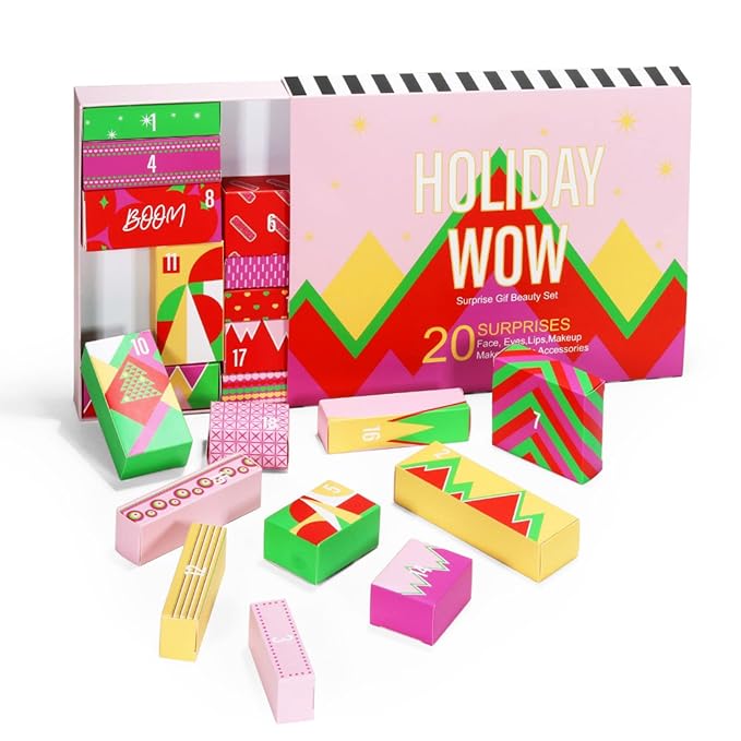 All-in-one Holiday Make up Gift Set | Makeup Kit for Women Full Kit Essential Starter Bundle Include Eyeshadow Palette Lipstick Blush Foundation Concealer Face Powder Mascara Lipgloss Brush